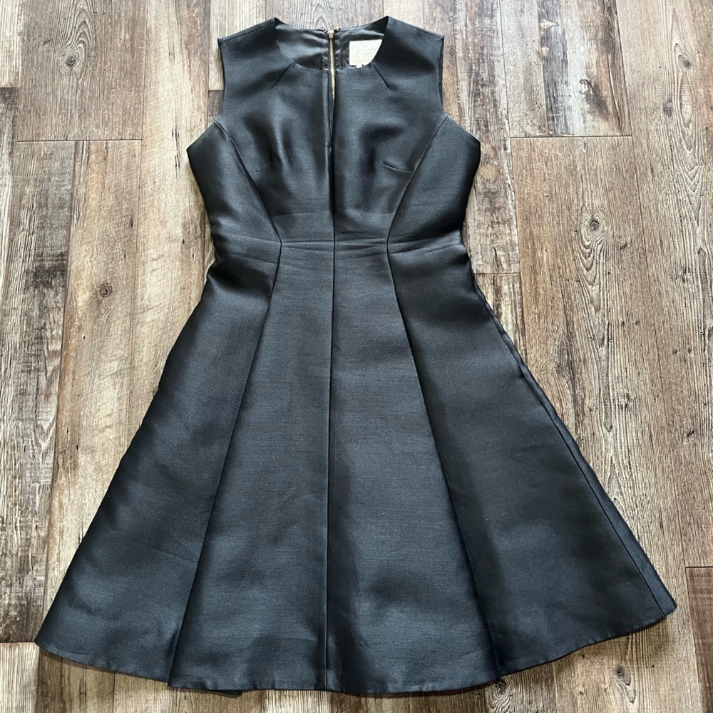 Kate Spade Emma Silk Dress in Black With Pockets Women’s Size 4 - Picture 2 of 7